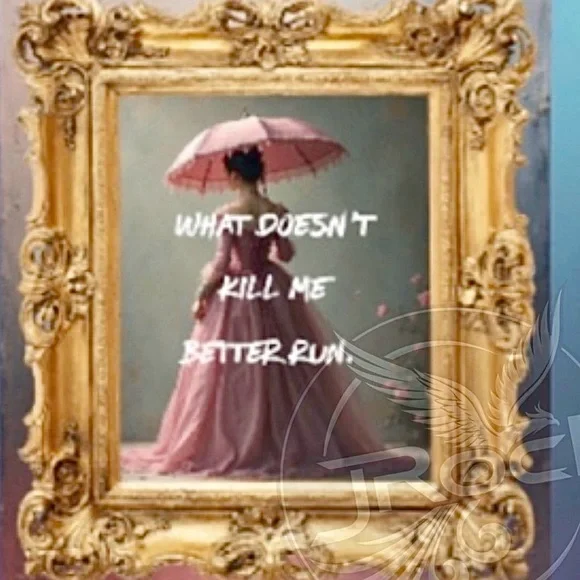 ❌SOLD Women’s all-over Graphic Too. Purple Blue Gold Graphic Tee - Picture 7 of 7